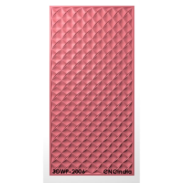 3DWP-2006 Wall Panel 3D Model 8x4 Size CNC Design Artcam File & STL 3D Model Download