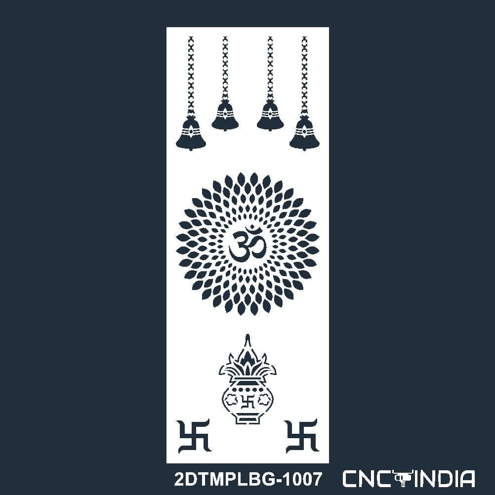 2DTMPLBG-1007 Temple Background Design CNC 2D Vector EPS DXF Download - CNC  INDIA